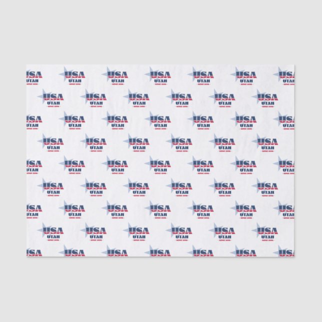 Utah State Pride Tissue Paper (Front)