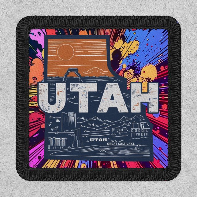 Utah State Travel Patch (Front)