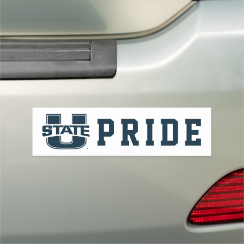 Utah State University Blue Logo Car Magnet