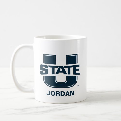 Utah State University Blue Logo Coffee Mug