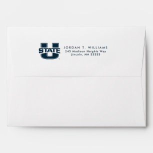 Utah State University Blue Logo Envelope