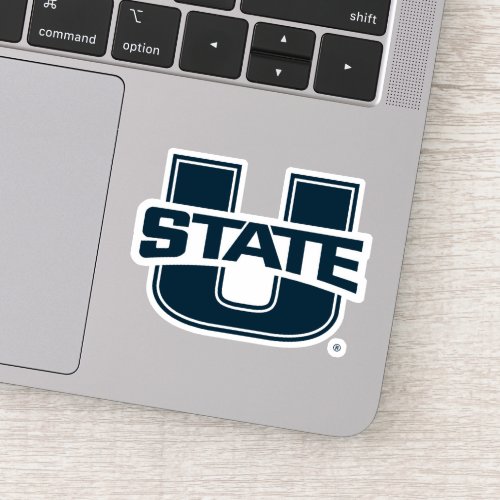 Utah State University Blue Logo Sticker