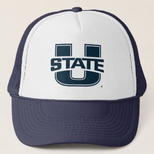 Utah State University Blue Logo Trucker Hat