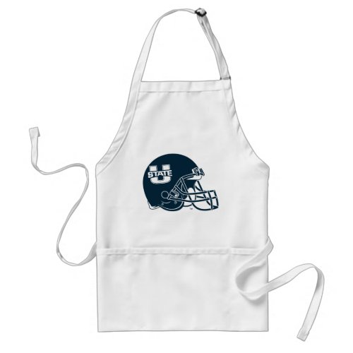 Utah State University Football Helmet Adult Apron