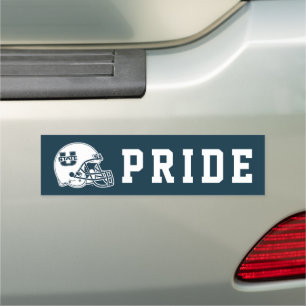 Utah State University Football Helmet Car Magnet