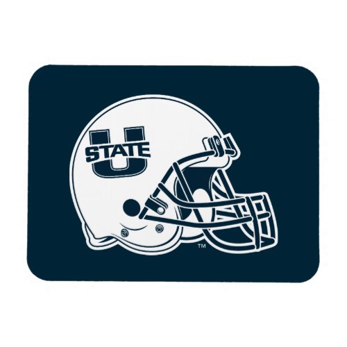 Utah State University Football Helmet Magnet