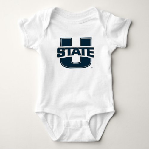 Utah State University Full Color Logo Baby Bodysuit