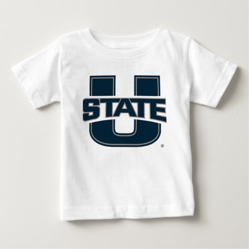 Utah State University Full Color Logo Baby T_Shirt