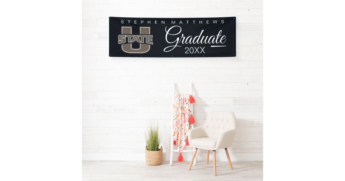 Utah State University Graduation Banner Zazzle