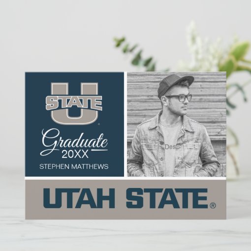 Utah State University Graduation Invitation Zazzle