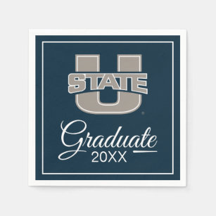 Utah State University Graduation Napkins