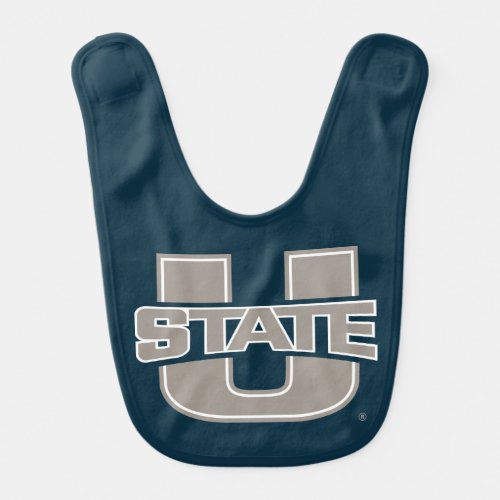 Utah State University Logo Baby Bib
