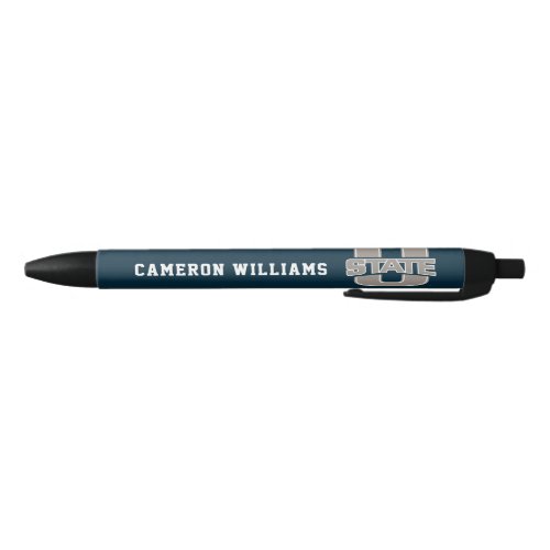 Utah State University Logo Black Ink Pen