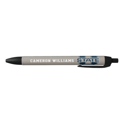 Utah State University Logo Black Ink Pen