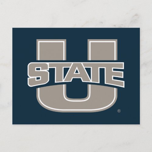 Utah State University Logo Invitation Postcard