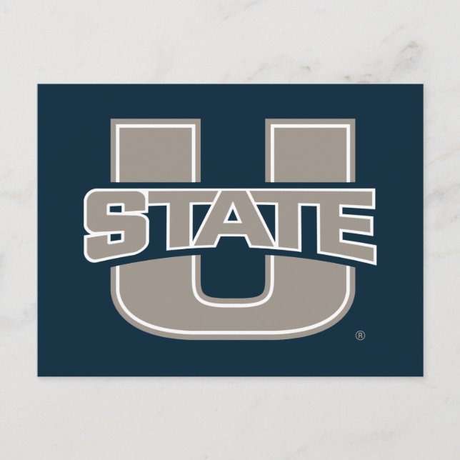 Utah State University Logo Invitation Postcard (Front)