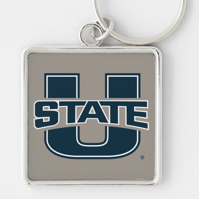 Utah State University Logo Keychain (Front)