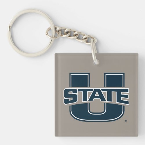 Utah State University Logo Keychain