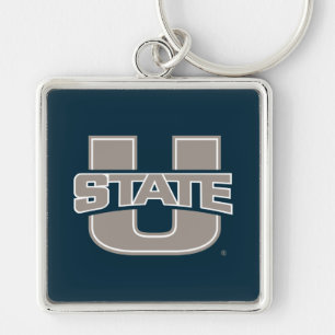 Utah State University Logo Keychain