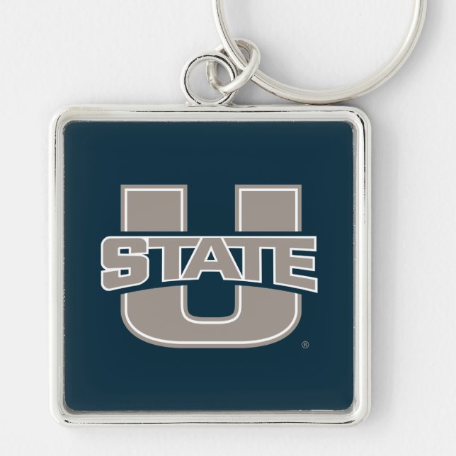 Utah State University Logo Keychain (Front)