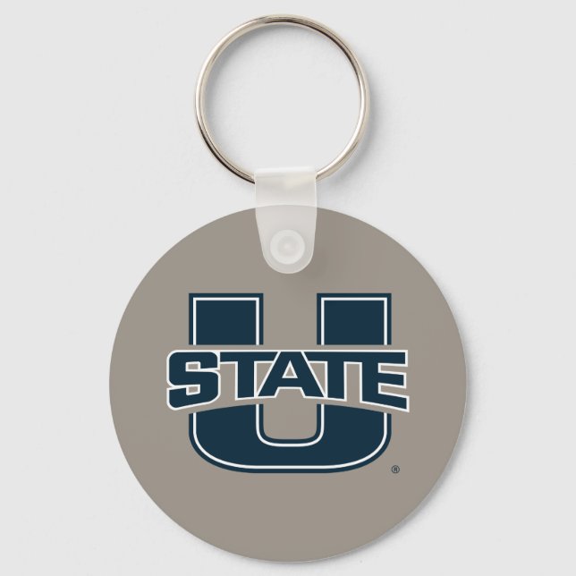 Utah State University Logo Keychain (Front)