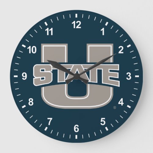 Utah State University Logo Large Clock