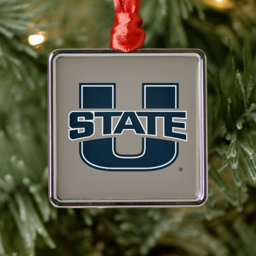 Utah State University Logo Metal Ornament