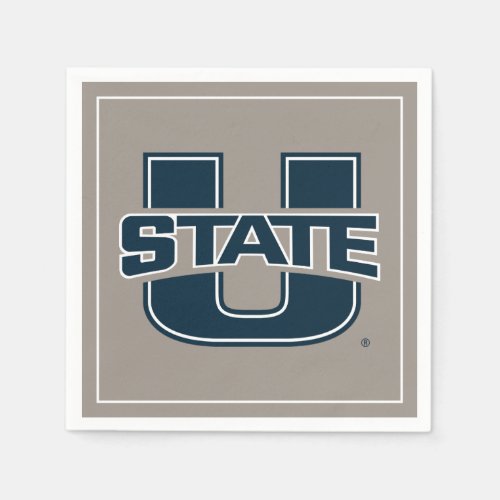 Utah State University Logo Napkins