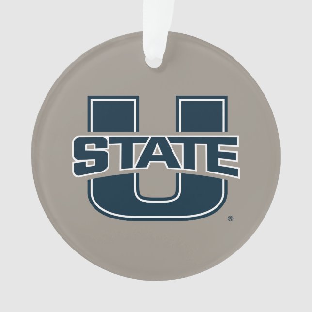 Utah State University Logo Ornament (Front)