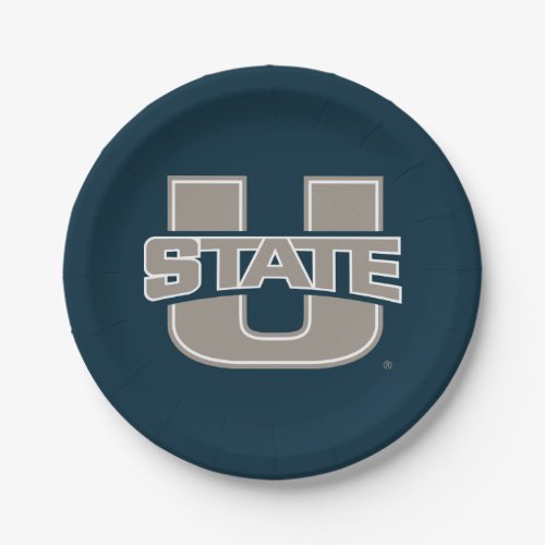 Utah State University Logo Paper Plates