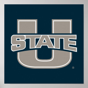 Utah State University Logo Poster