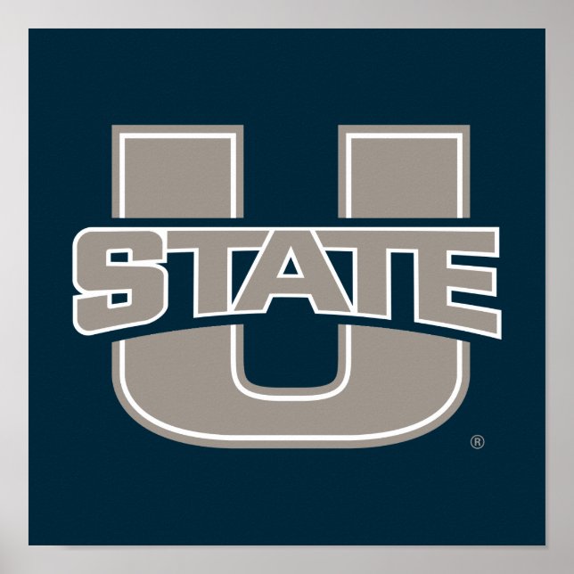 Utah State University Logo Poster (Front)