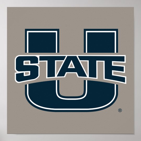 Utah State University Logo Poster | Zazzle.com