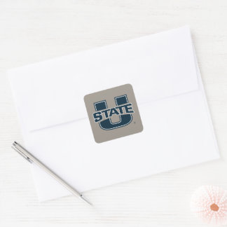 Utah State University Logo Square Sticker