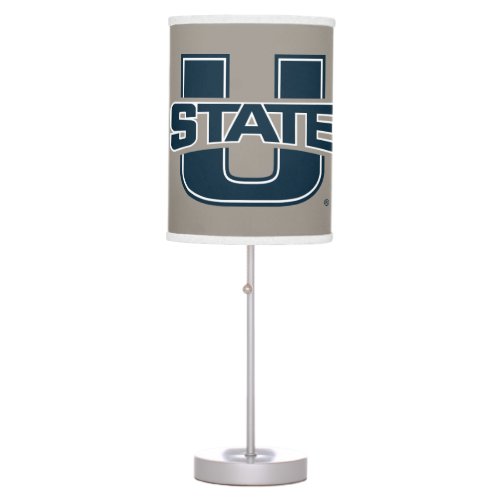 Utah State University Logo Table Lamp