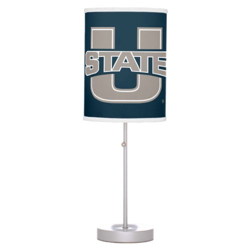 Utah State University Logo Table Lamp