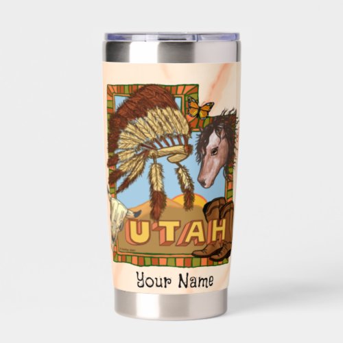 Utah stein mug insulated tumbler