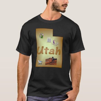 Utah T-shirt by slowtownemarketplace at Zazzle