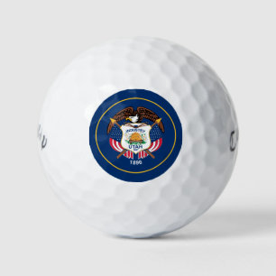 Utah: The Beehive State US Flag, Industry Golf Balls