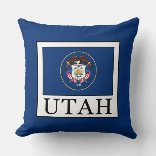 Utah Throw Pillow