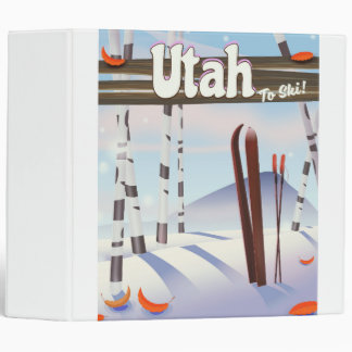 Utah to ski! 3 ring binder