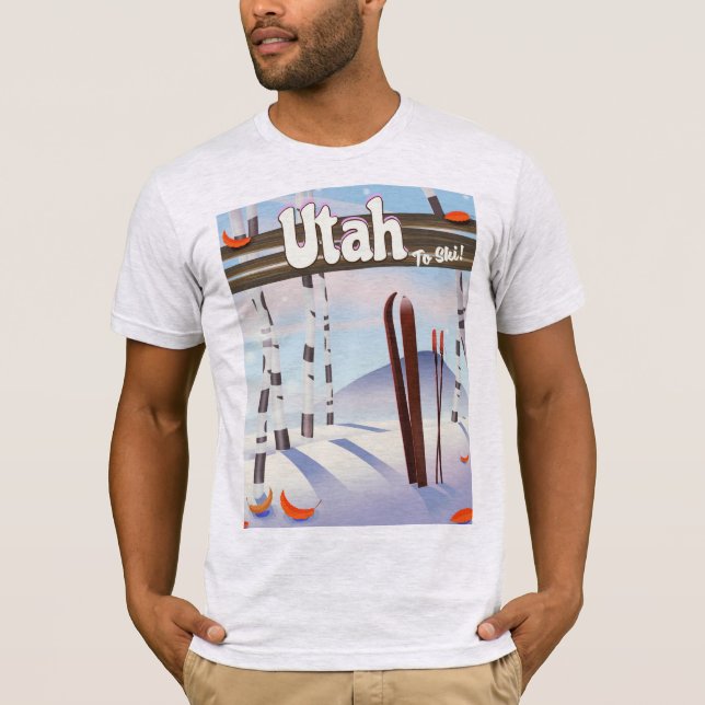 Utah to ski! T-Shirt (Front)