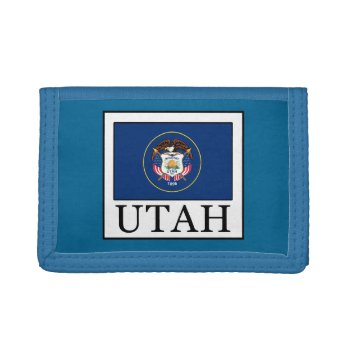 Utah Trifold Wallet by KellyMagovern at Zazzle