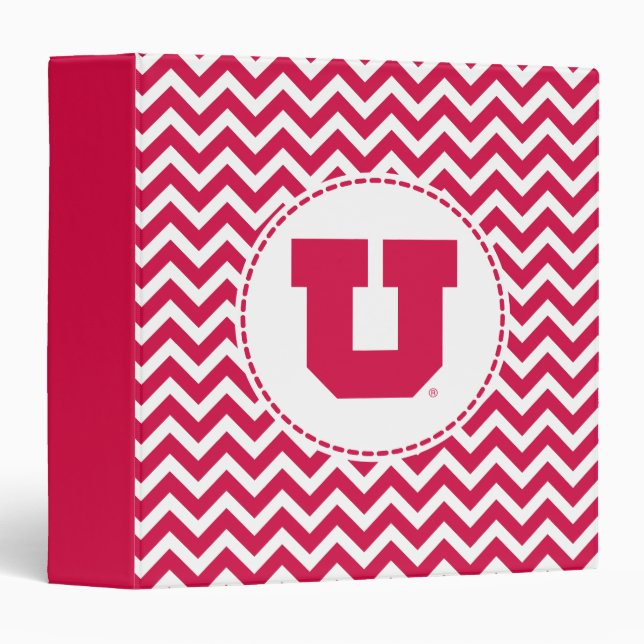 Utah U 3 Ring Binder (Front/Spine)