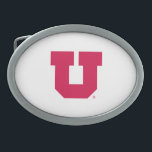 Utah U Belt Buckle<br><div class="desc">Check out these official University of Utah designs! All of the Ute merchandise on Zazzle.com is customizable with your name, sport, club, or class year. These products make perfect gifts for Utah students, alumni, friends, family, and fans. Show off your Utah pride by getting all of your custom merchandise and...</div>