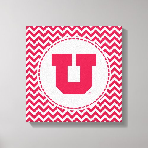Utah U Canvas Print