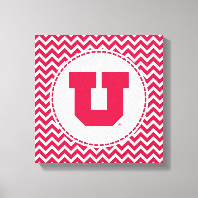 Utah U Canvas Print (Front)