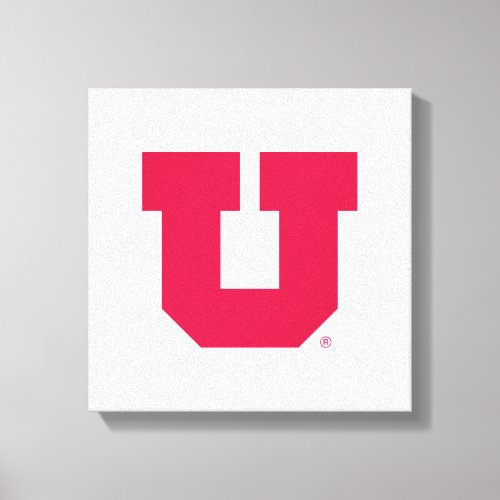 Utah U Canvas Print