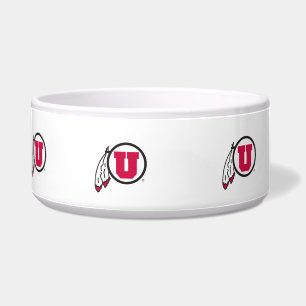 Utah U Circle and Feathers Bowl