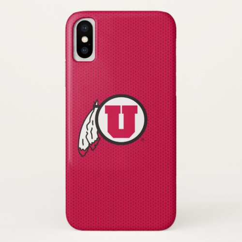 Utah U Circle and Feathers iPhone X Case